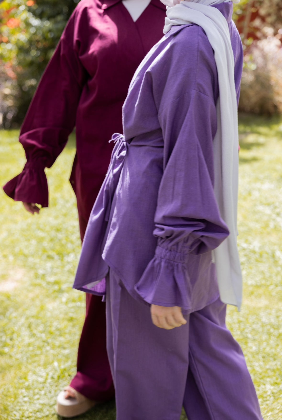 ASMC linen set in lavender