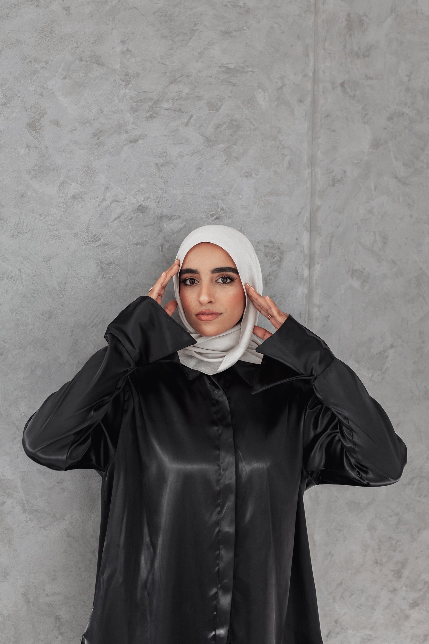Love me silk set in black