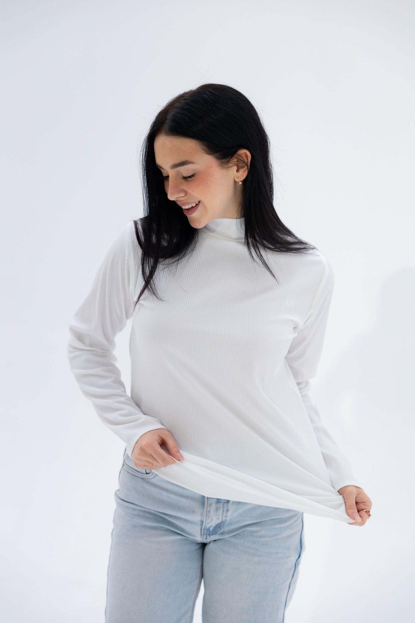 The Basic Top In White