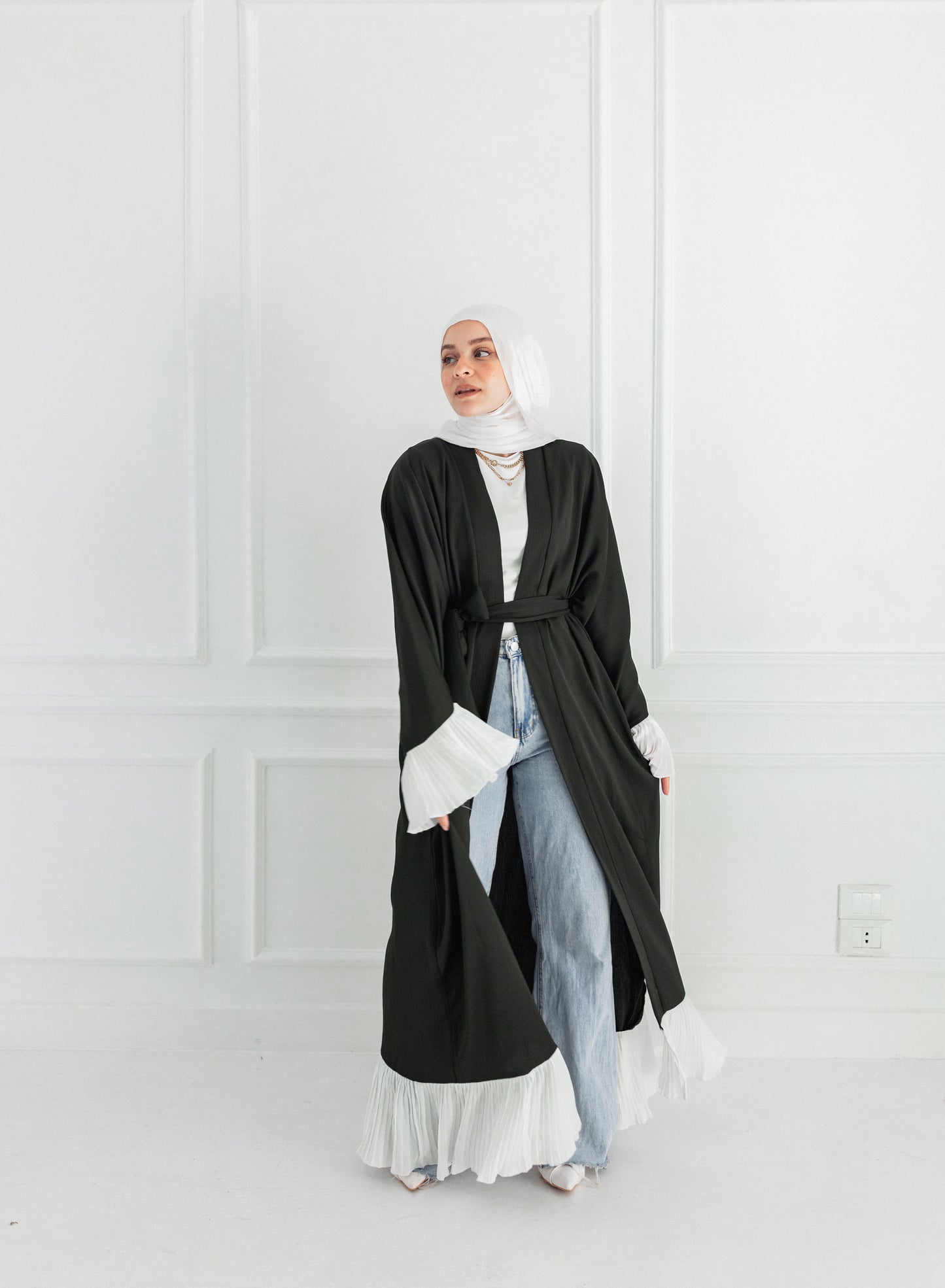 Grace abaya in olive