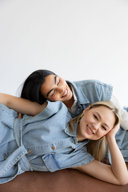 Born To Shine Denim Vest