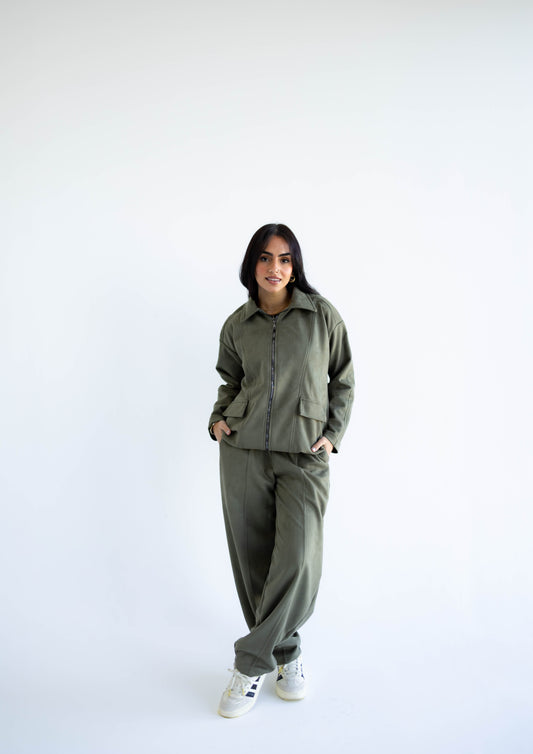 On Track Set In Olive