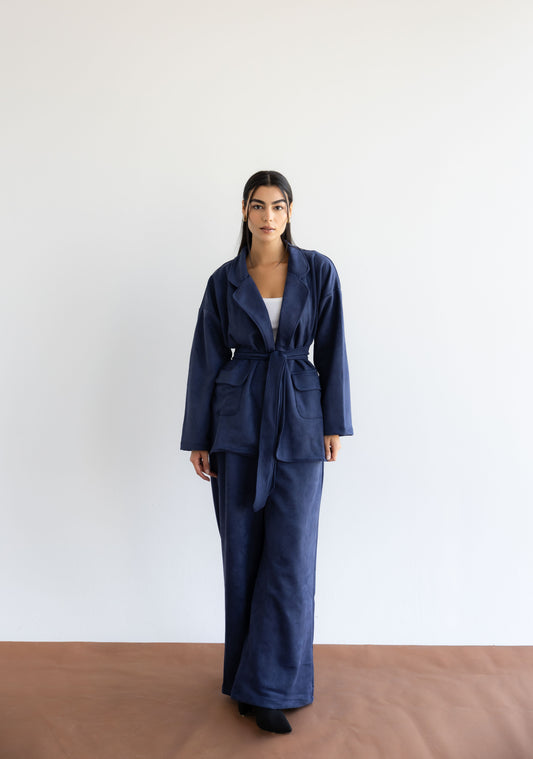 The Velvet Set In Navy