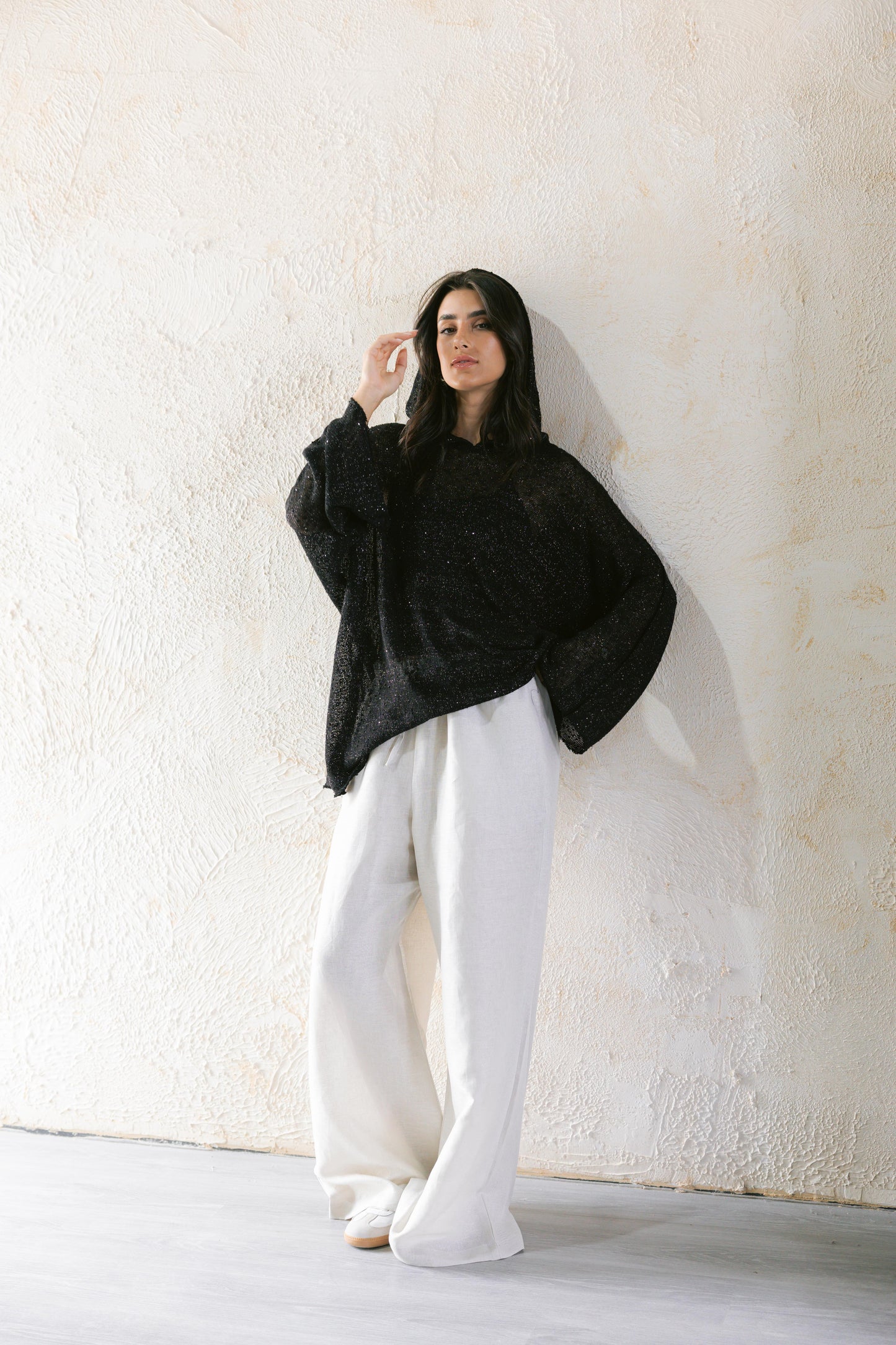 Pure Linen Pants - Greige
