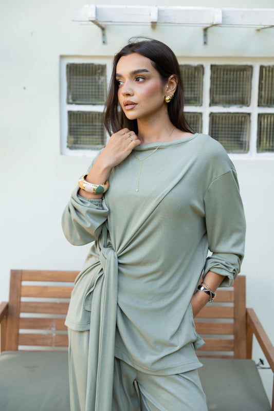 The Side Knot Set - Mint