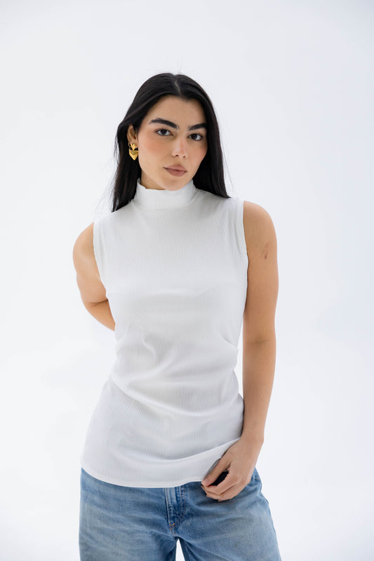 The Basic Top In White