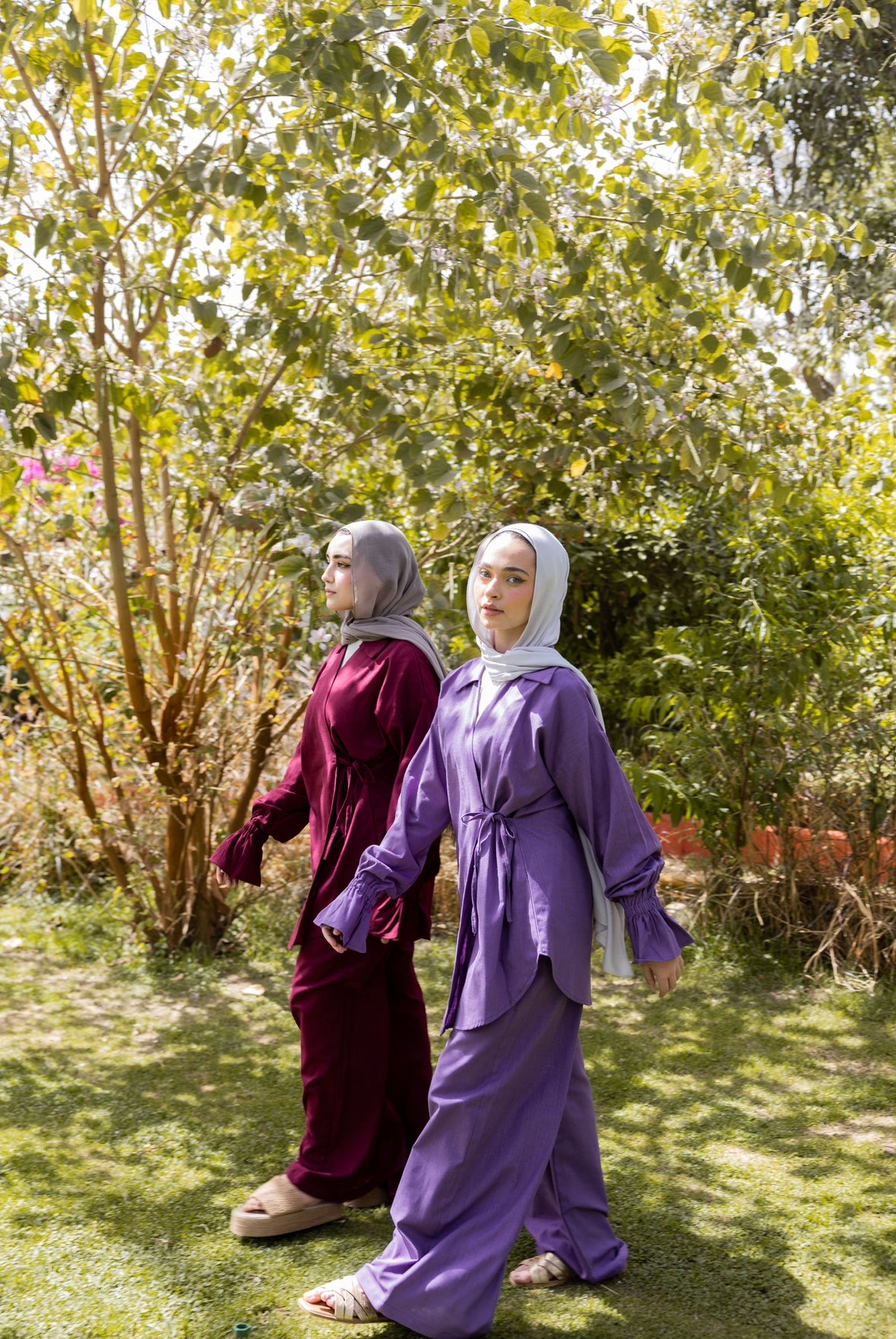 ASMC linen set in lavender