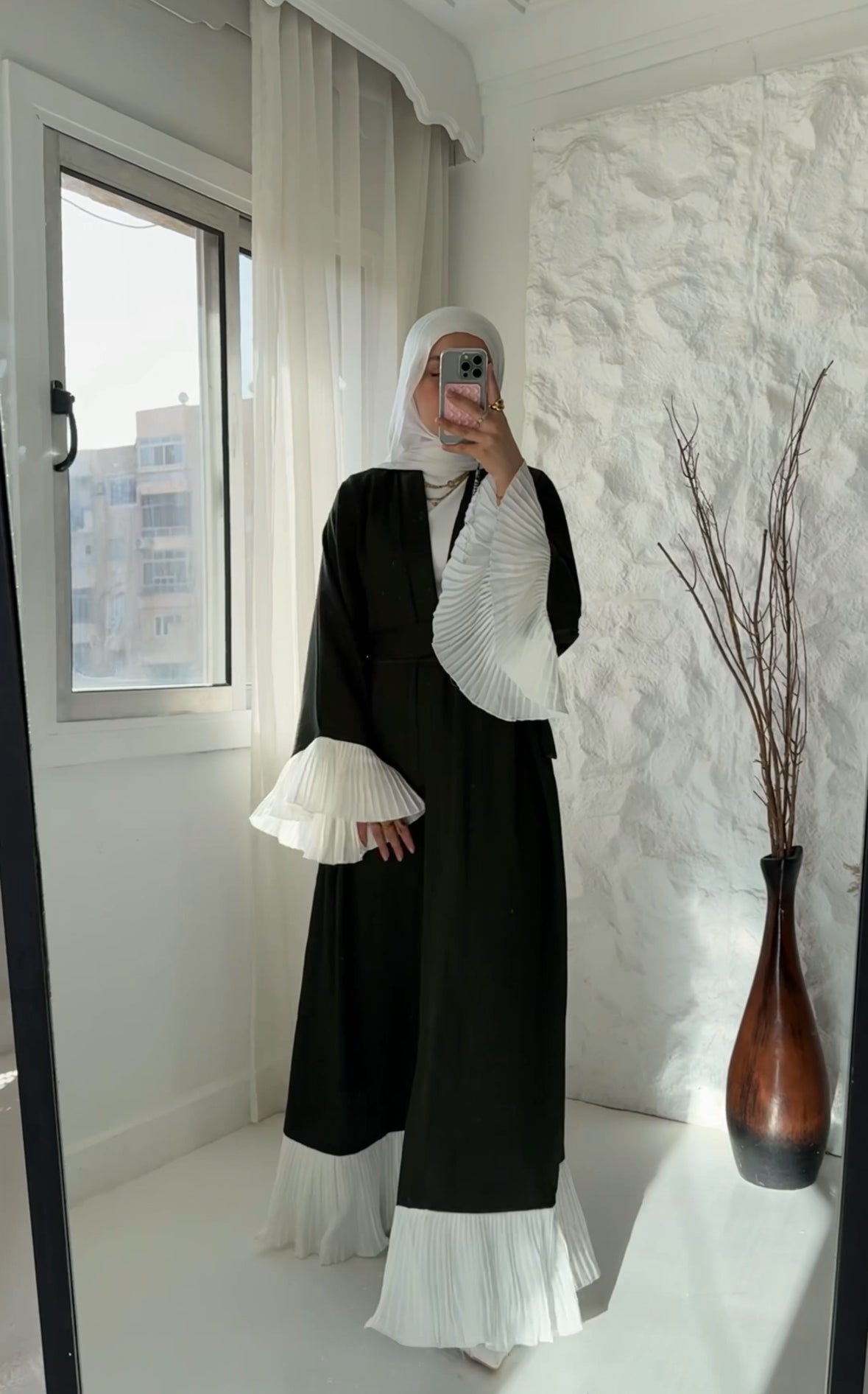 Grace abaya in olive