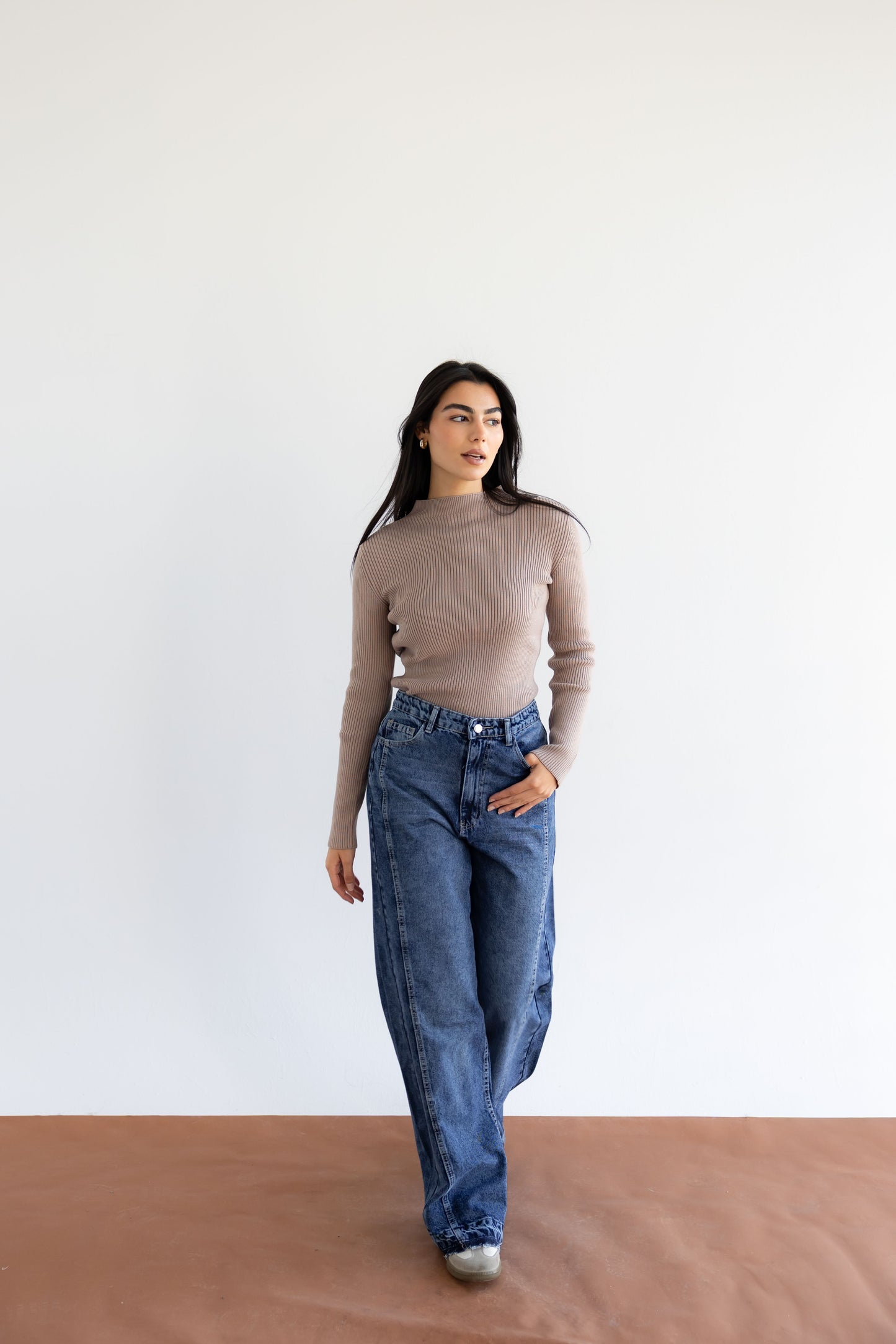 Signature Denim Pants In Blue