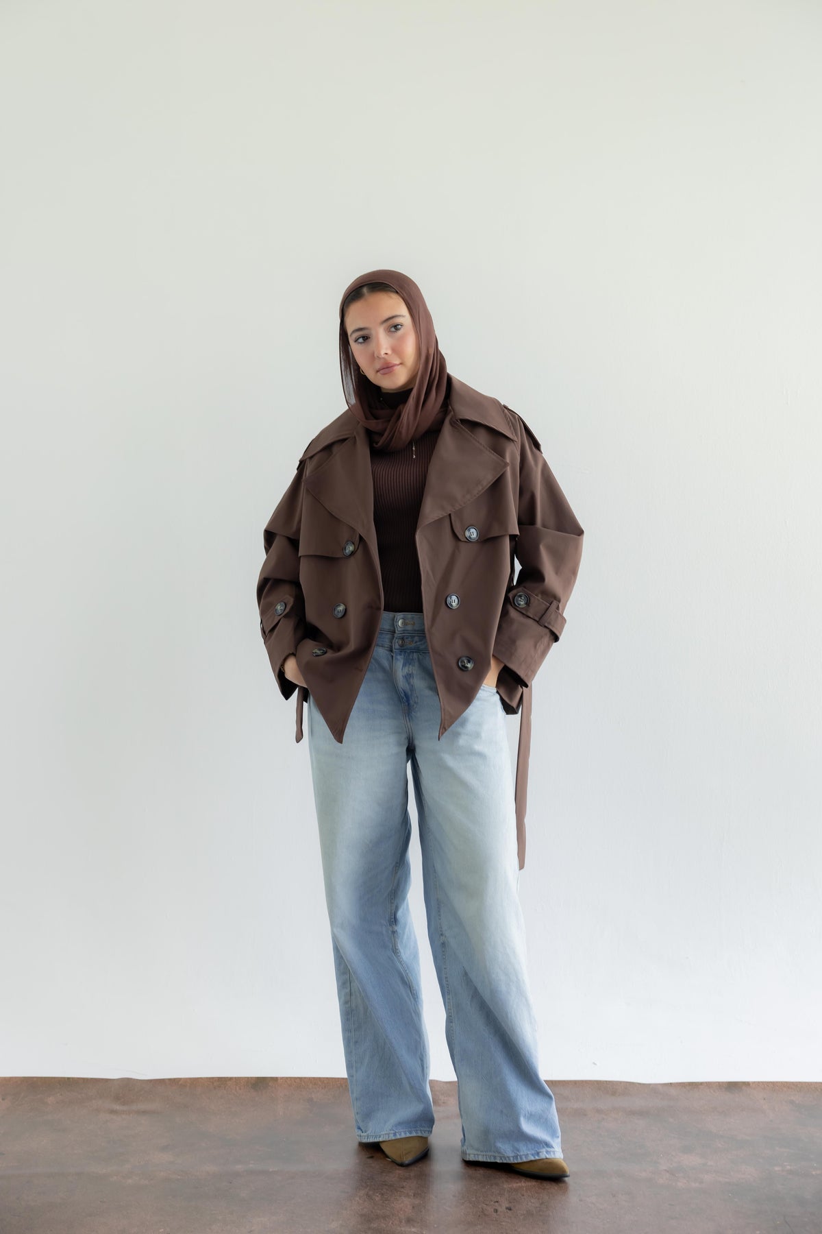 It Girl Energy Trench Coat - Macchiato