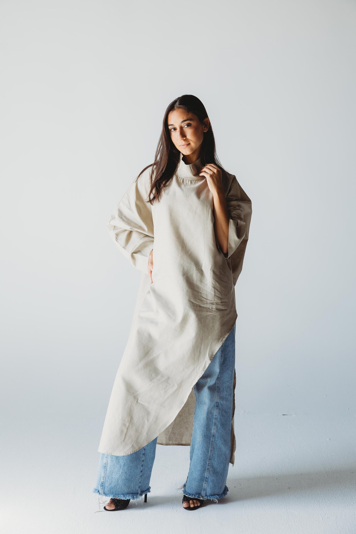 Pure Linen Luxe drape - Biege