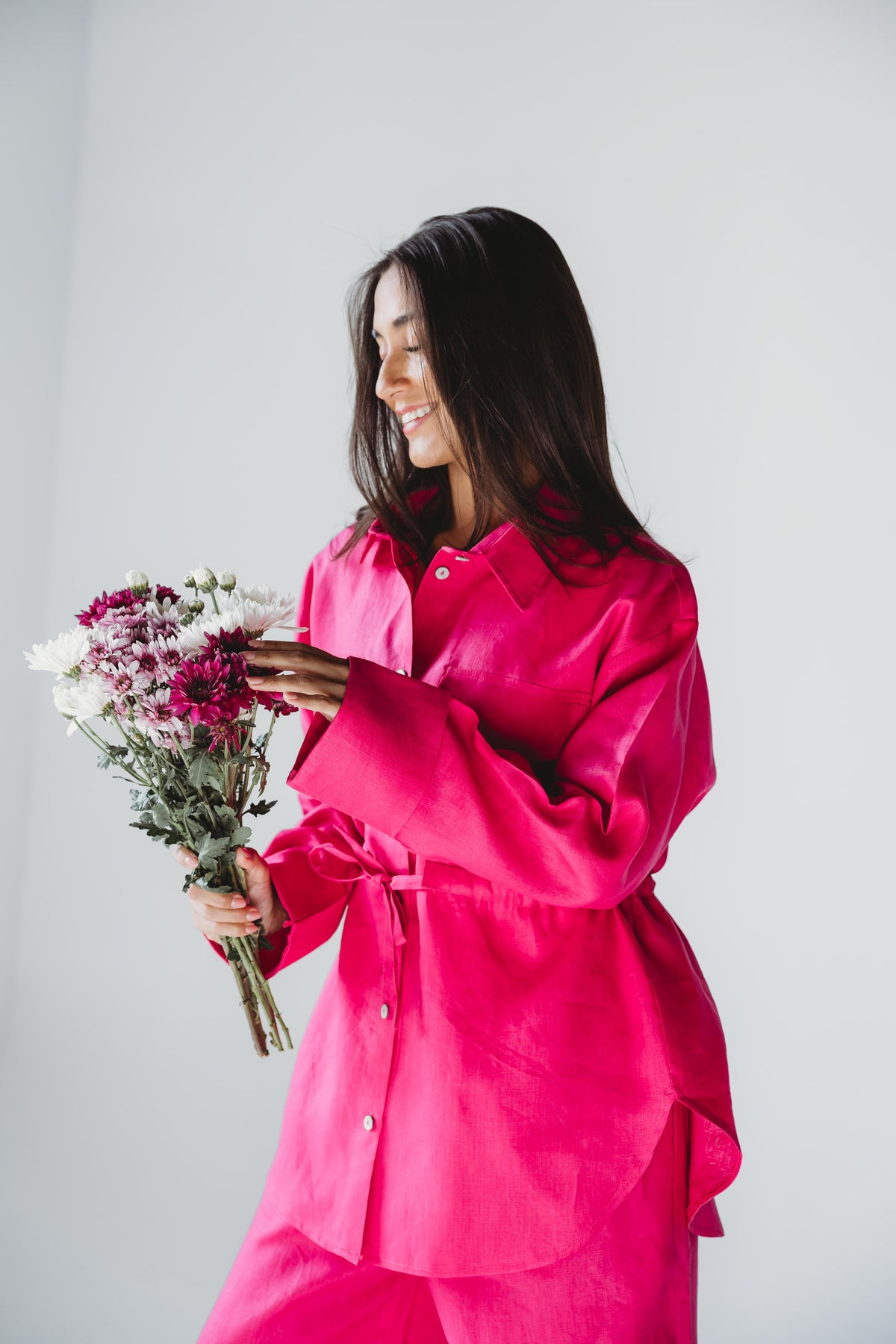 ASMC Signature Linen Set - Hot Pink