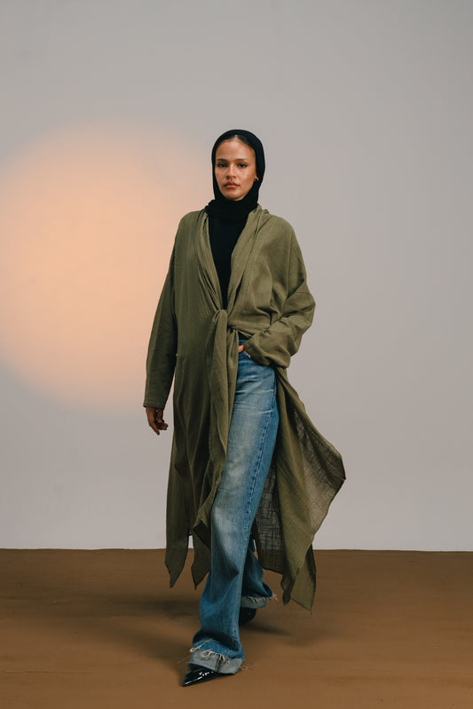 Sunset flow in olive