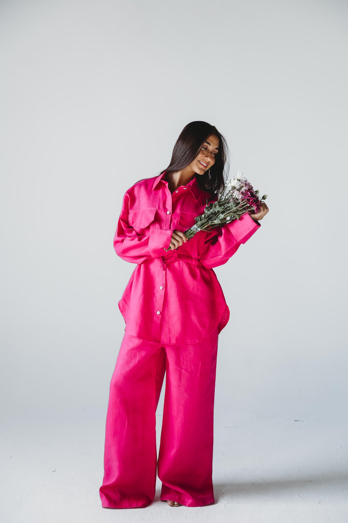 ASMC Signature Linen Set - Hot Pink