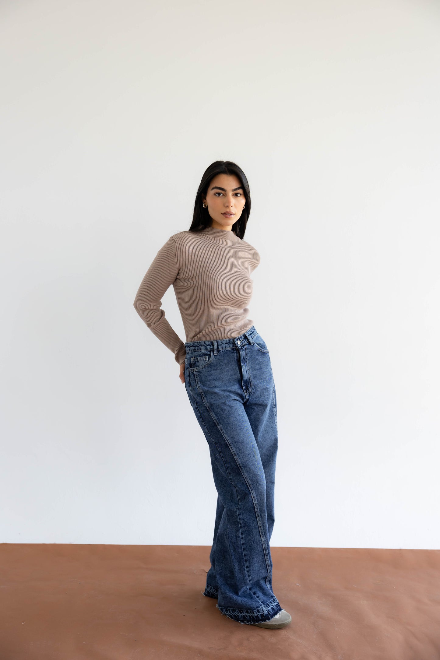 Signature Denim Pants In Blue