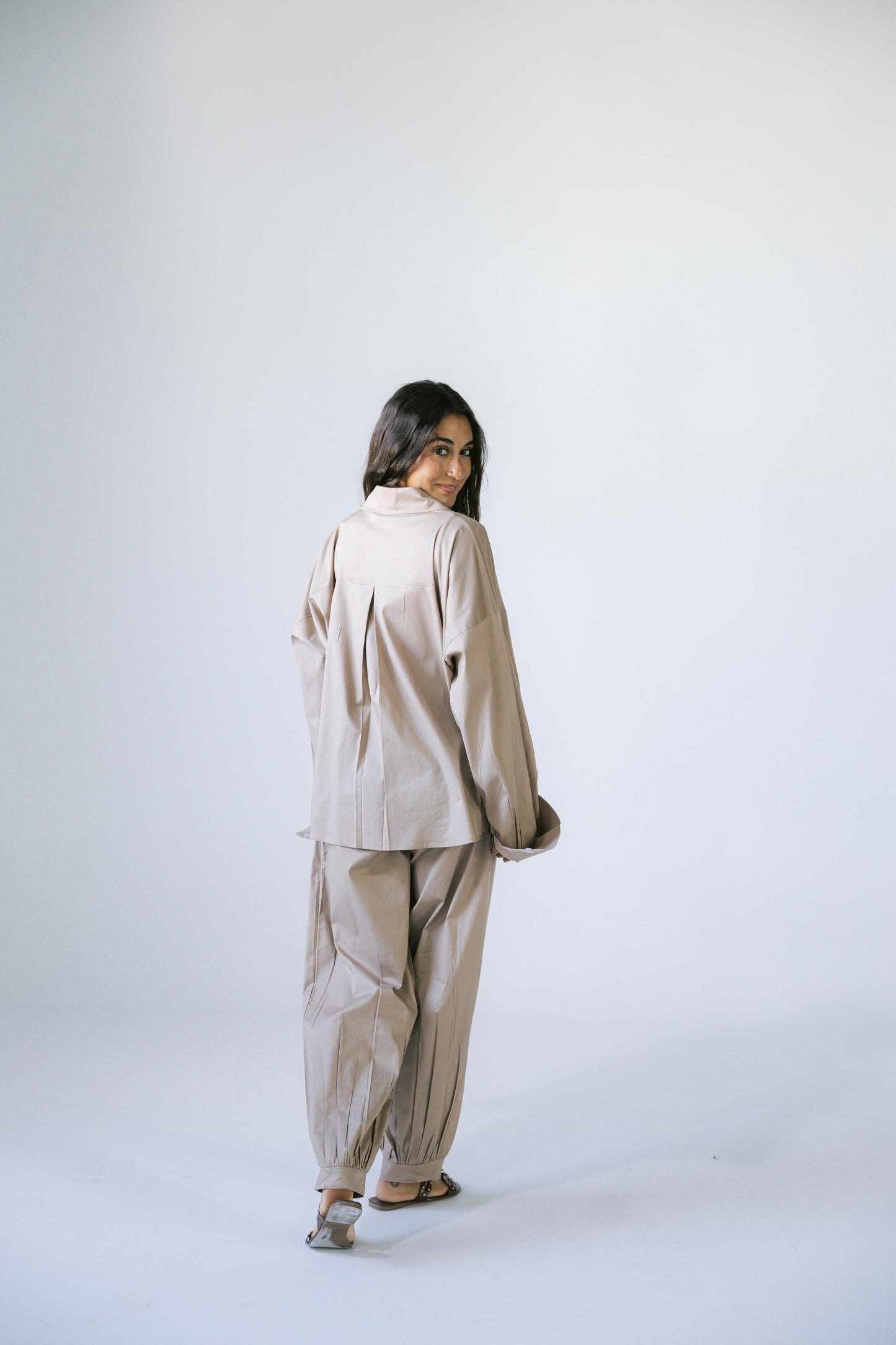 By The Beach Poplin Set - Mocha