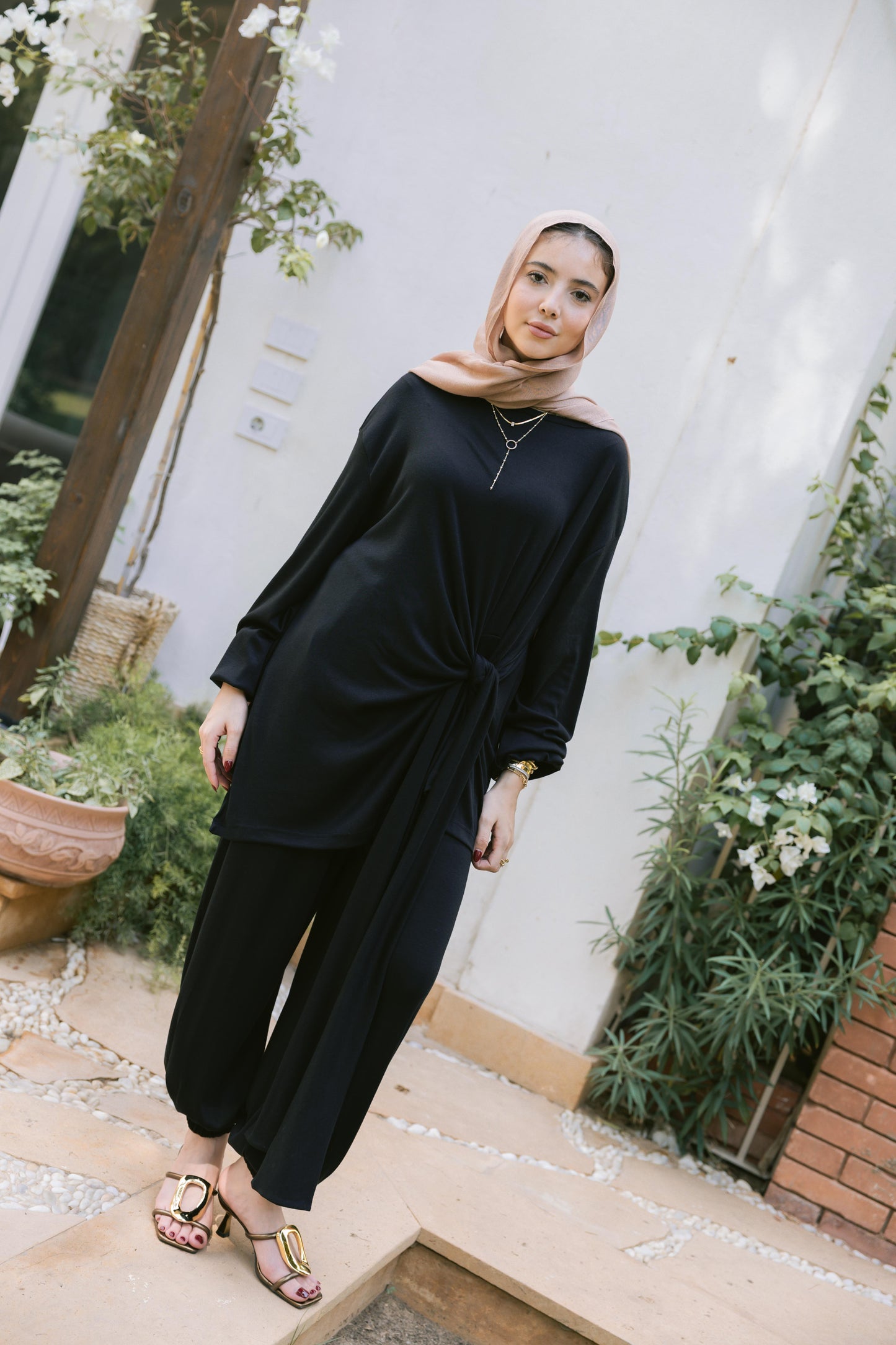 The Side Knot Set - Black