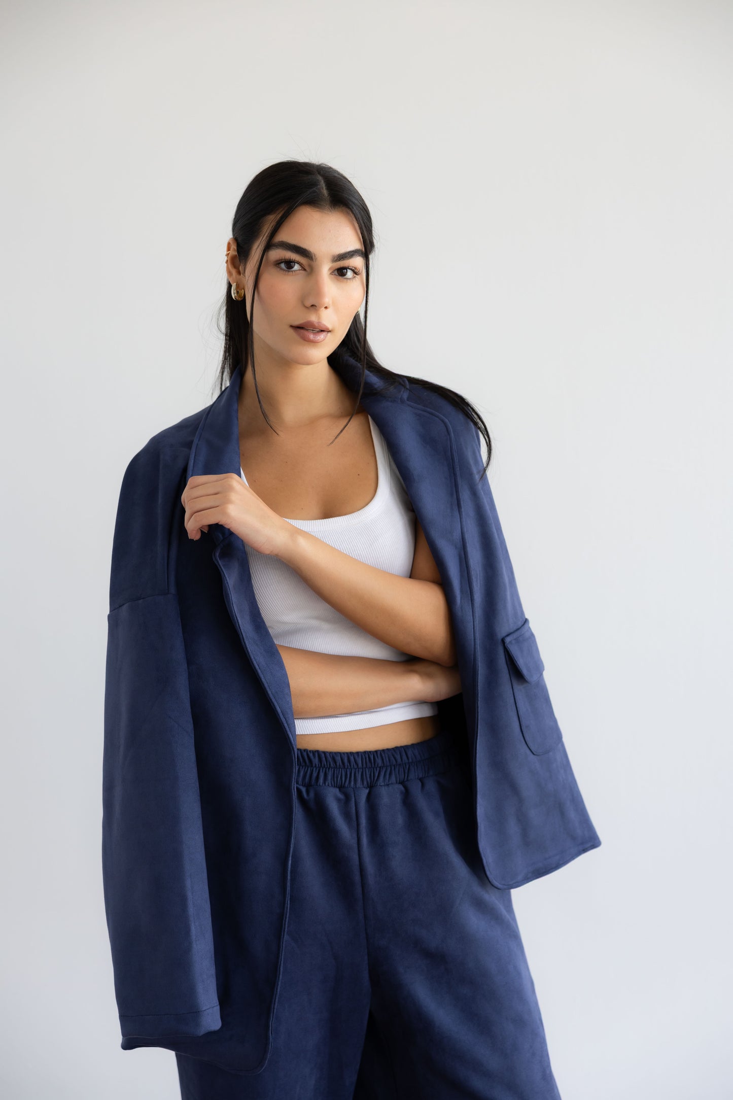 The Velvet Set In Navy