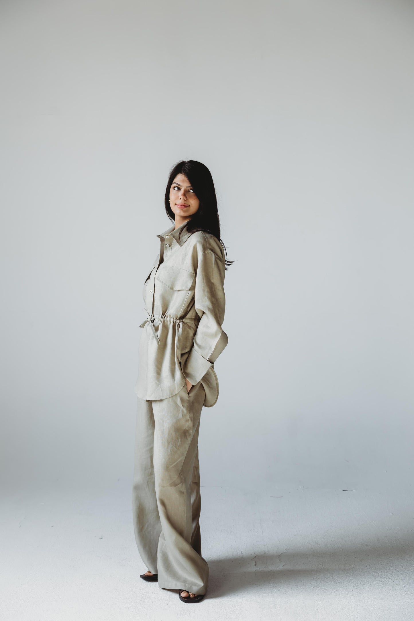 ASMC Signature Linen Set - Sage Green