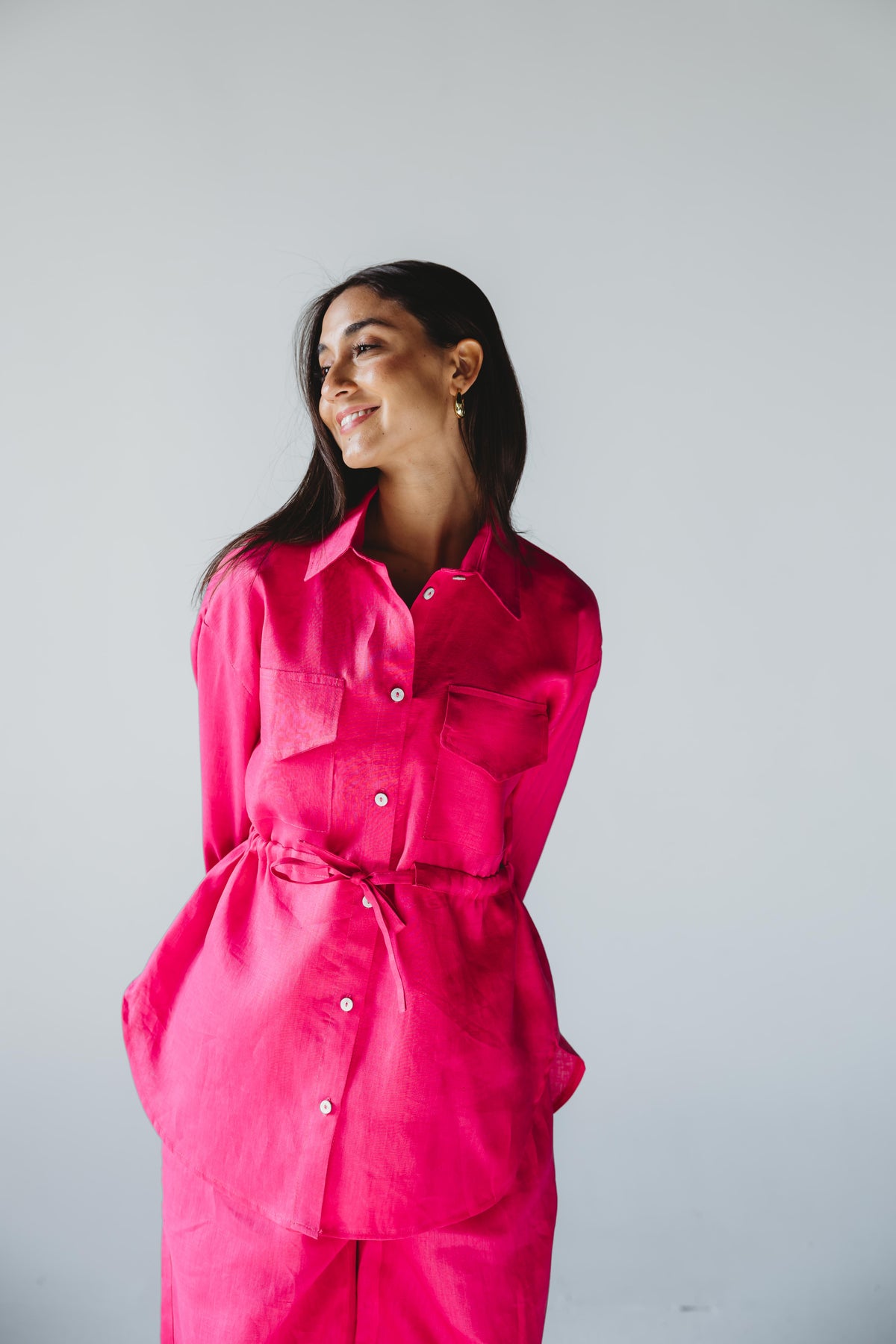 ASMC Signature Linen Set - Hot Pink
