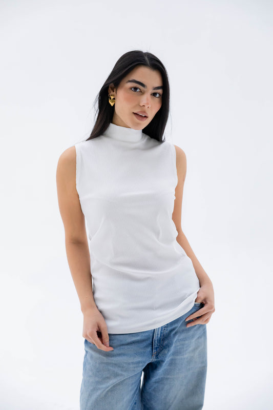 The Basic Top In White