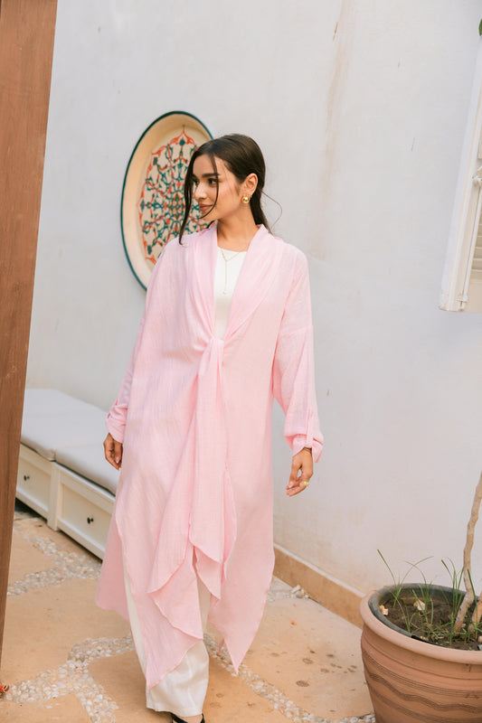 Sunset Flow Cardigan - Pink
