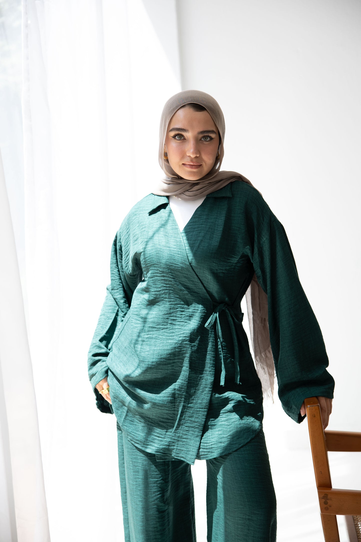 The practical set in emerald green