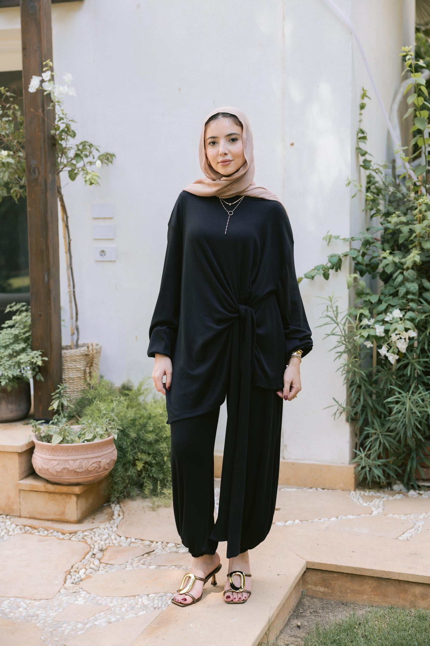 The Side Knot Set - Black