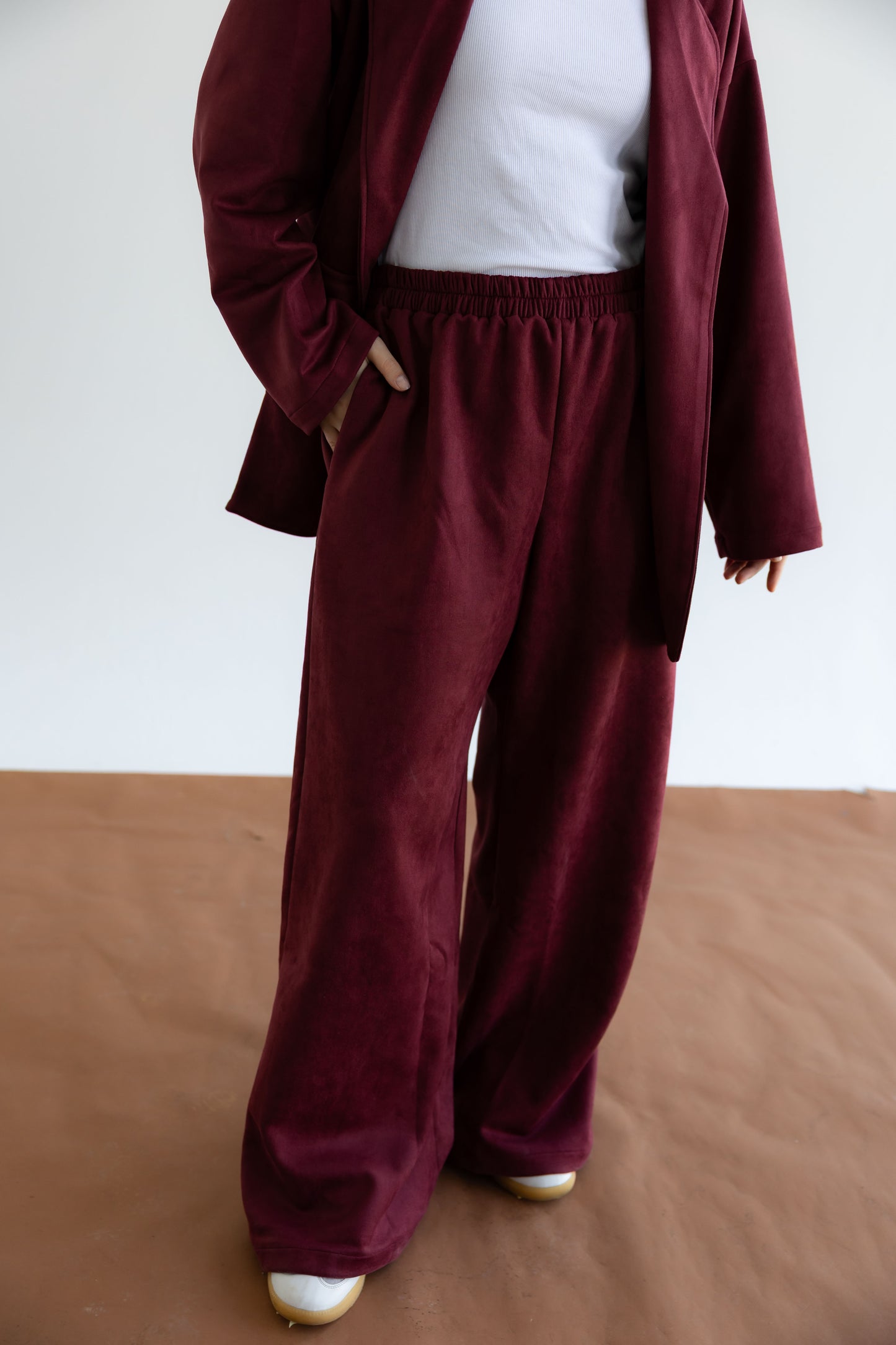 The Velvet Set In Burgundy