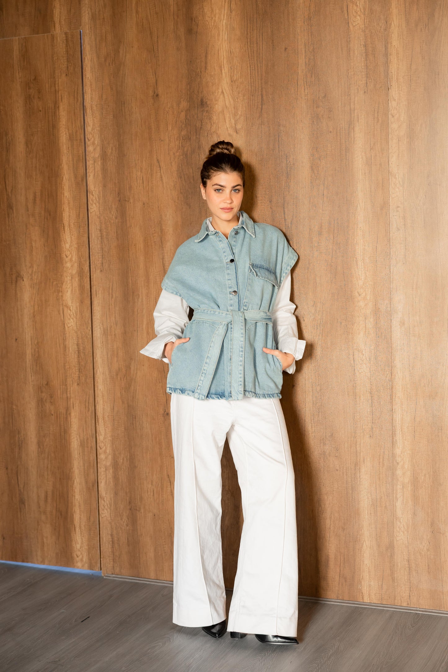 Born To Shine Denim Vest