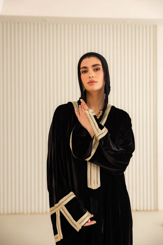 Marrakesh Luxe Drape In Mystic Black