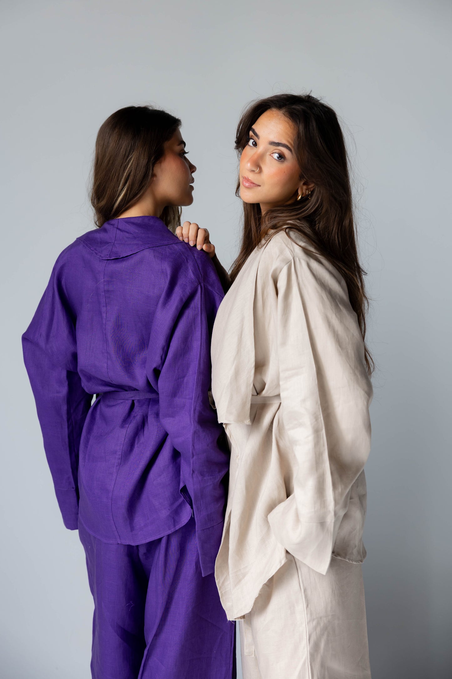 Pure Linen Essence Set In Café