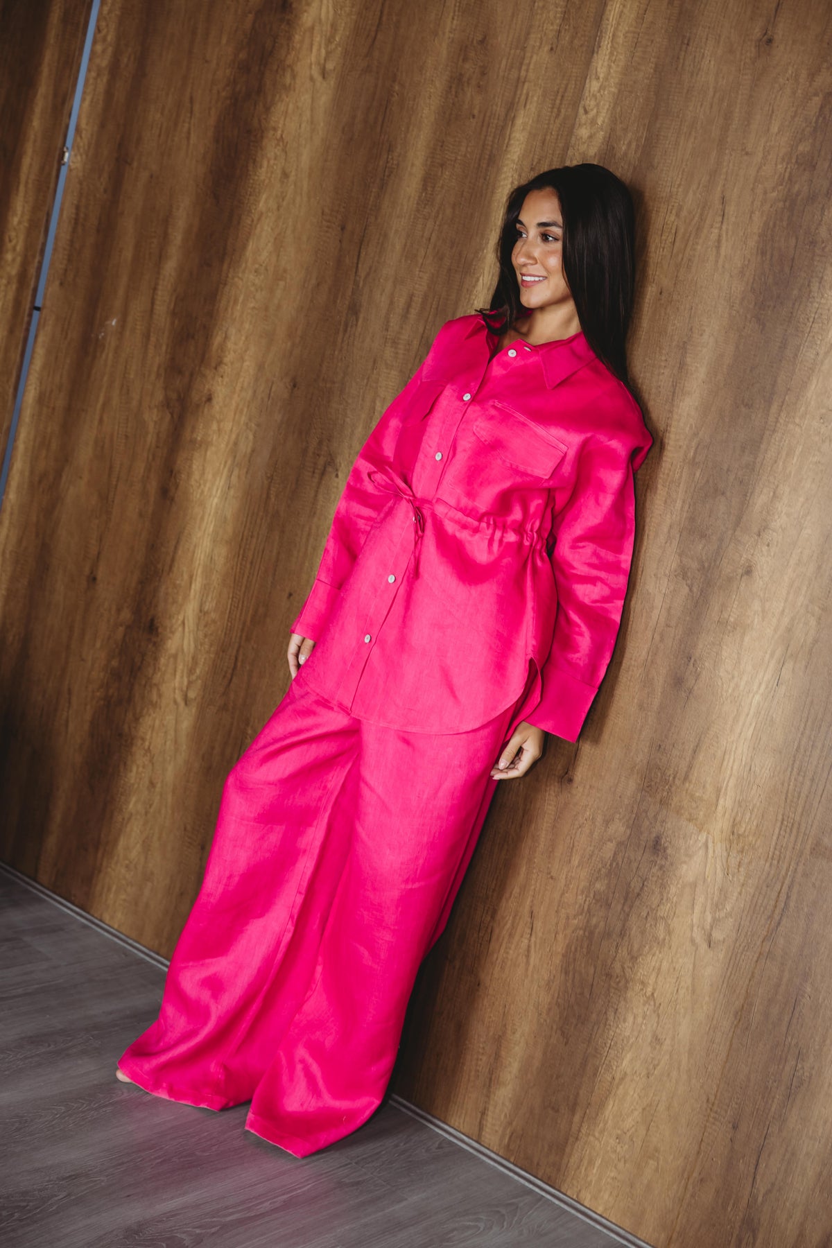 ASMC Signature Linen Set - Hot Pink