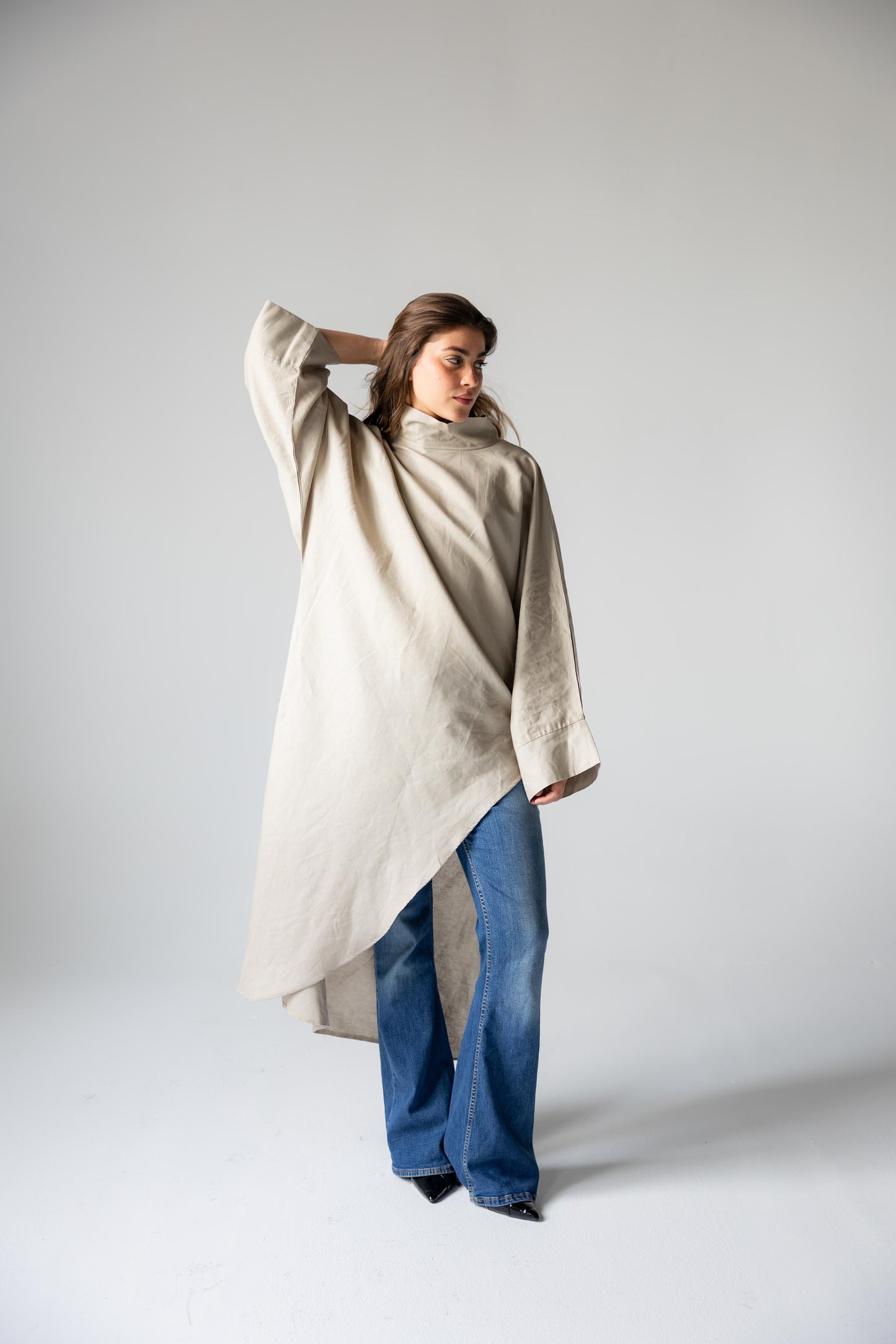 Pure Linen Luxe drape - Biege