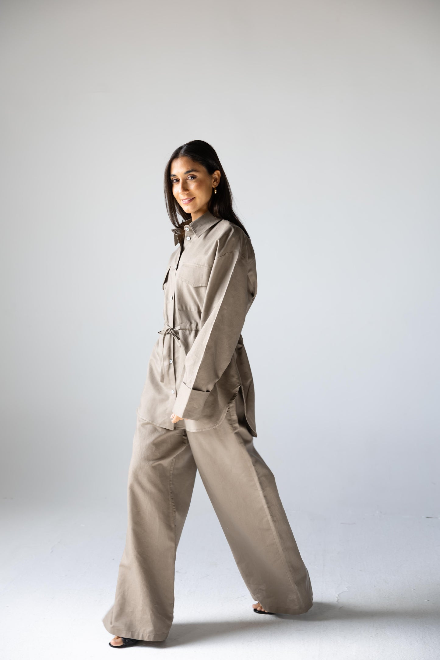 ASMC Signature Linen Set - Earthy Greige