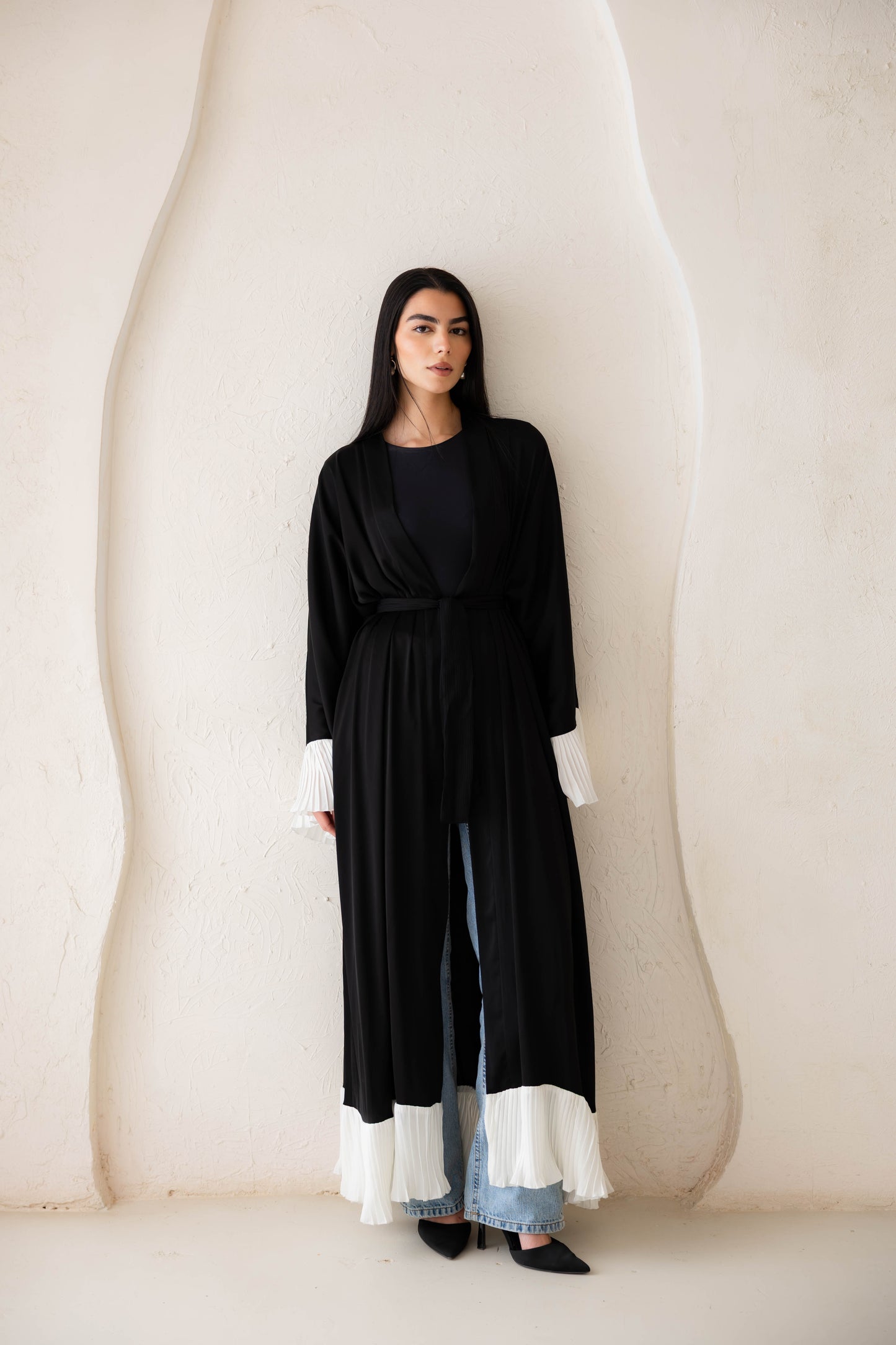 Grace Kaftan - Black X White