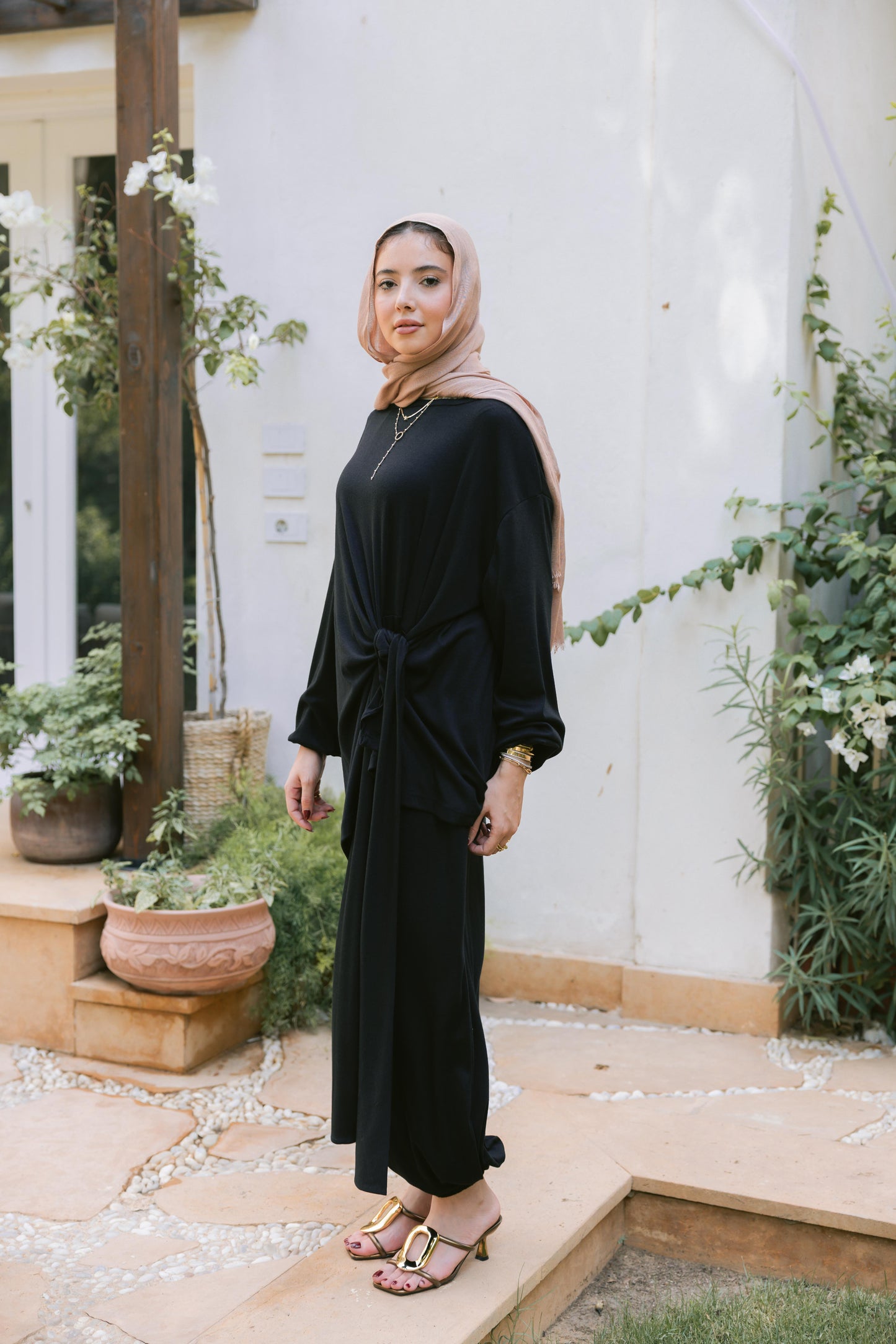 The Side Knot Set - Black