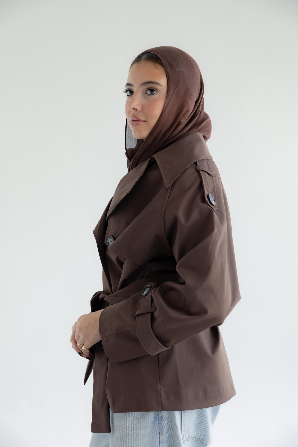 It Girl Energy Trench Coat - Macchiato