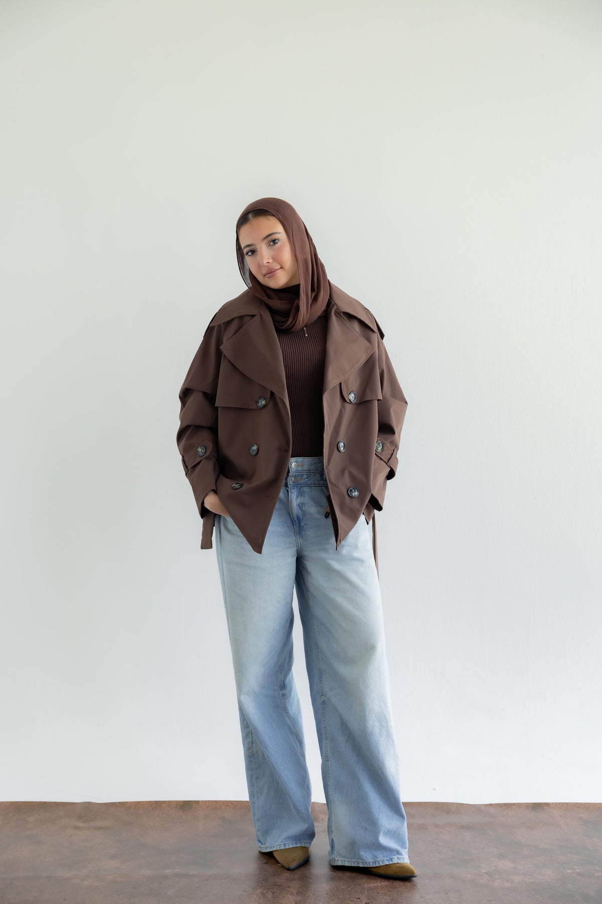 It Girl Energy Trench Coat - Macchiato