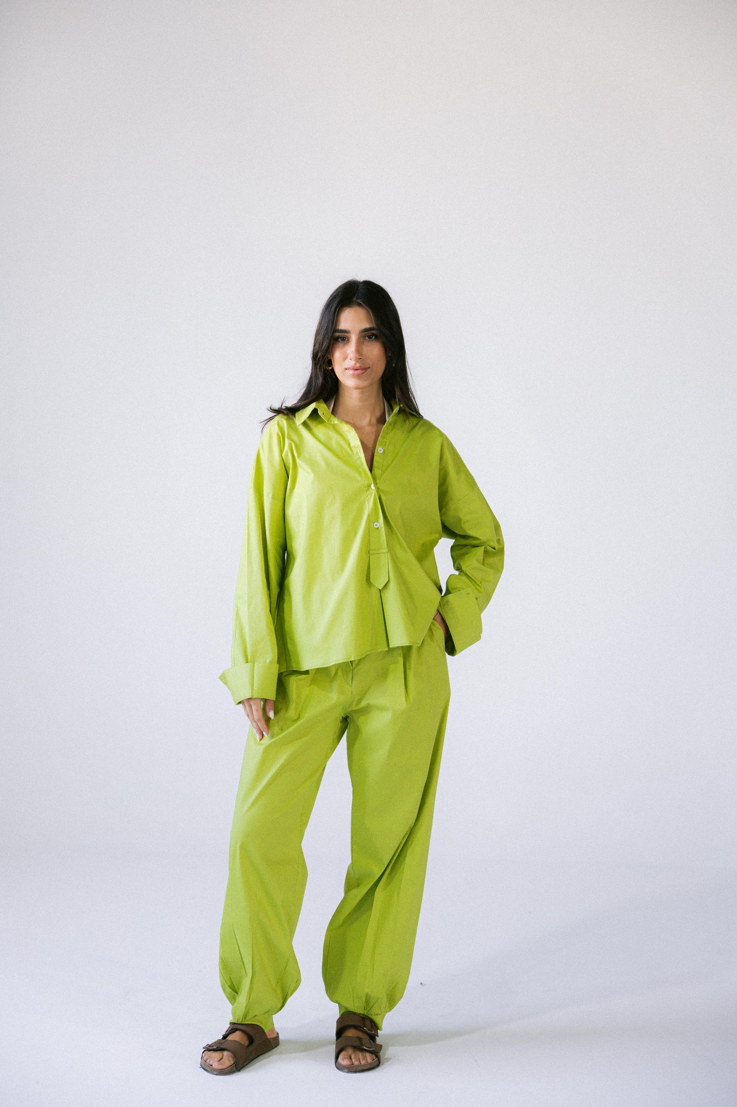 By The Beach Poplin Set - Pineapple