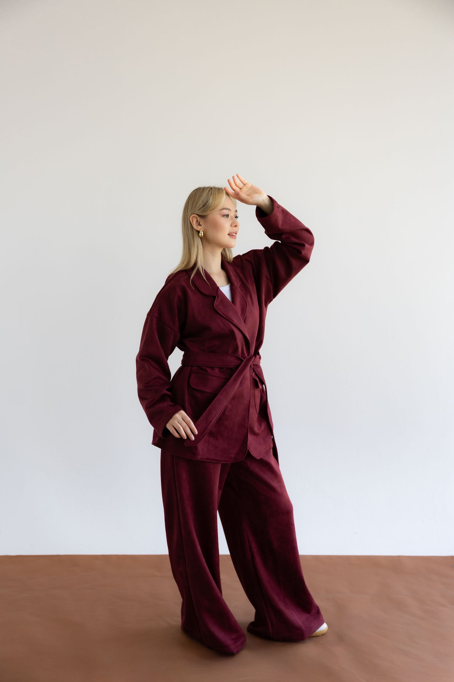 The Velvet Set In Burgundy
