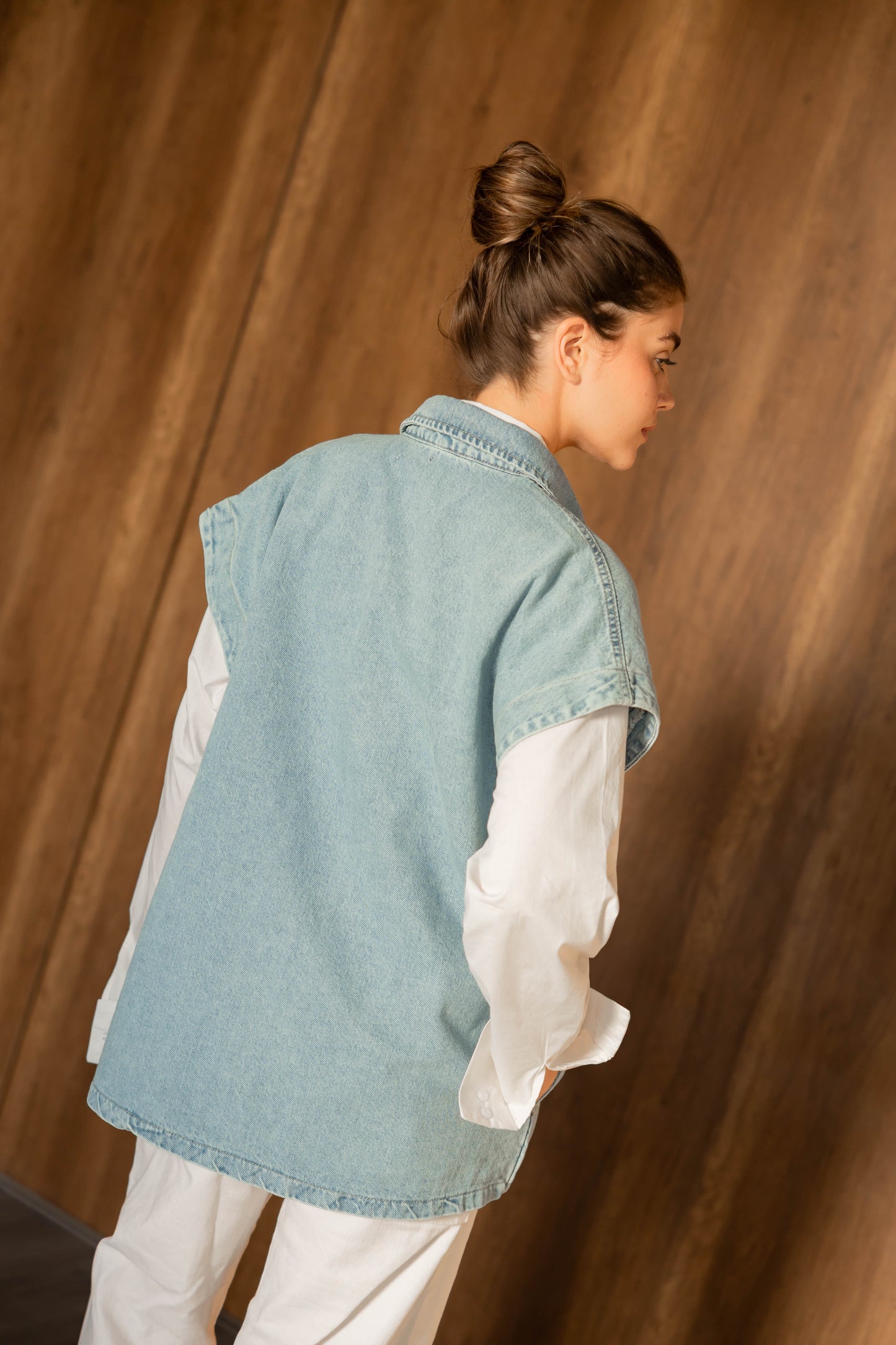 Born To Shine Denim Vest