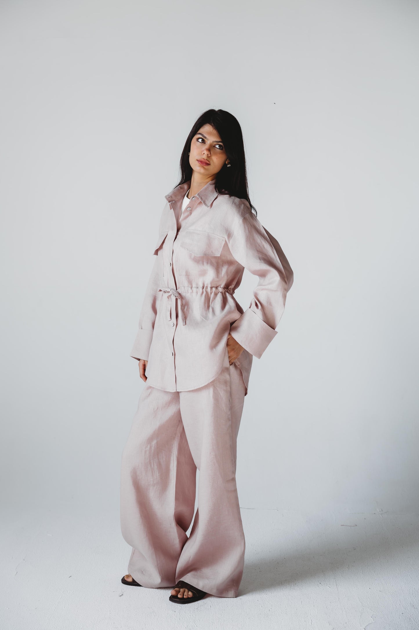 ASMC Signature Linen Set - Blush