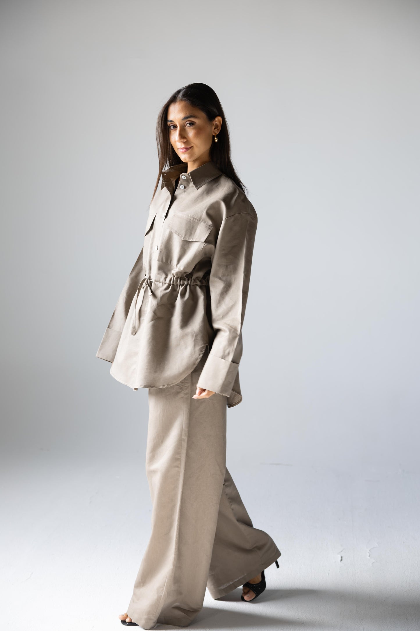 ASMC Signature Linen Set - Earthy Greige