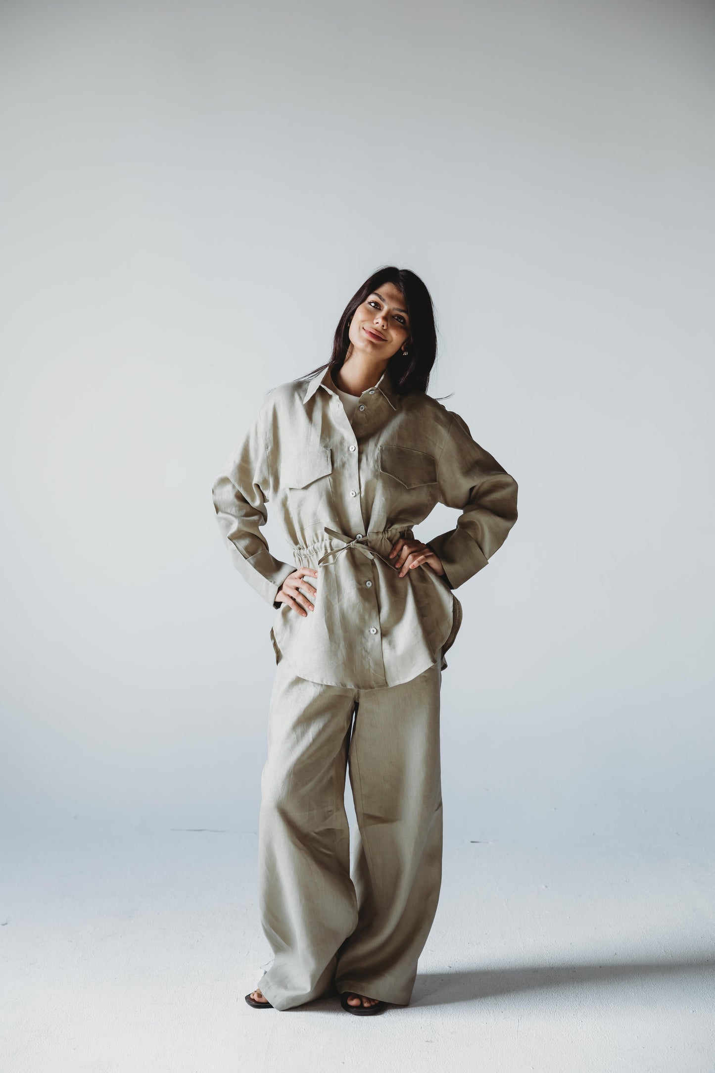 ASMC Signature Linen Set - Sage Green