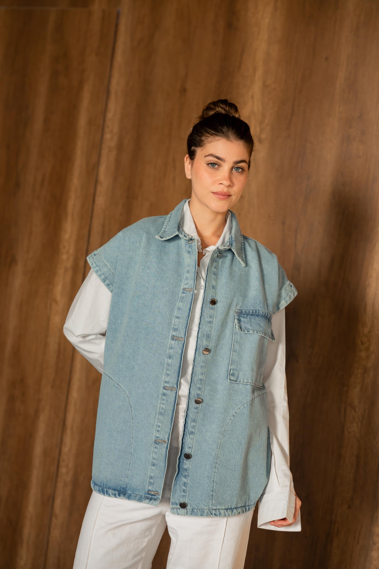 Born To Shine Denim Vest