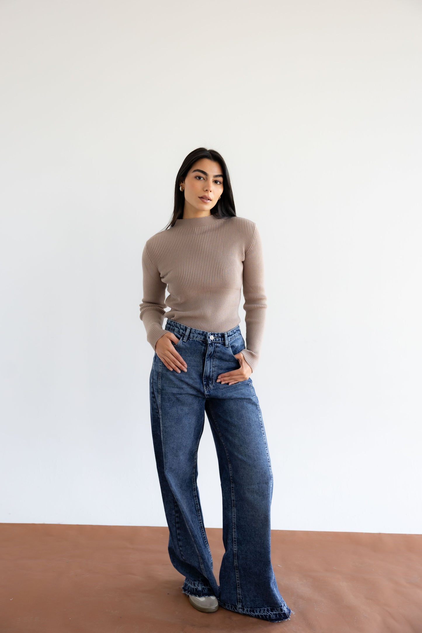 Signature Denim Pants In Blue