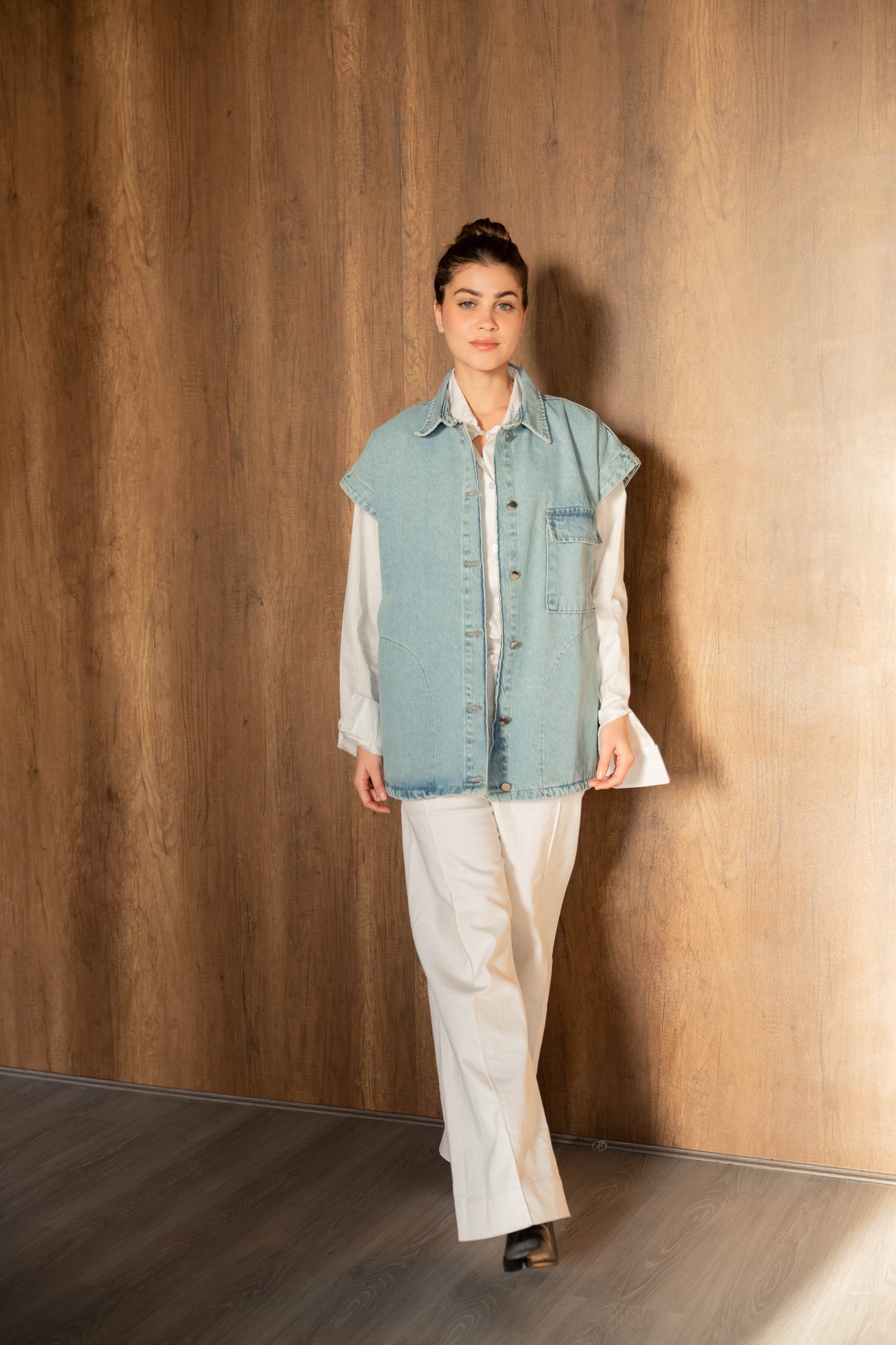 Born To Shine Denim Vest