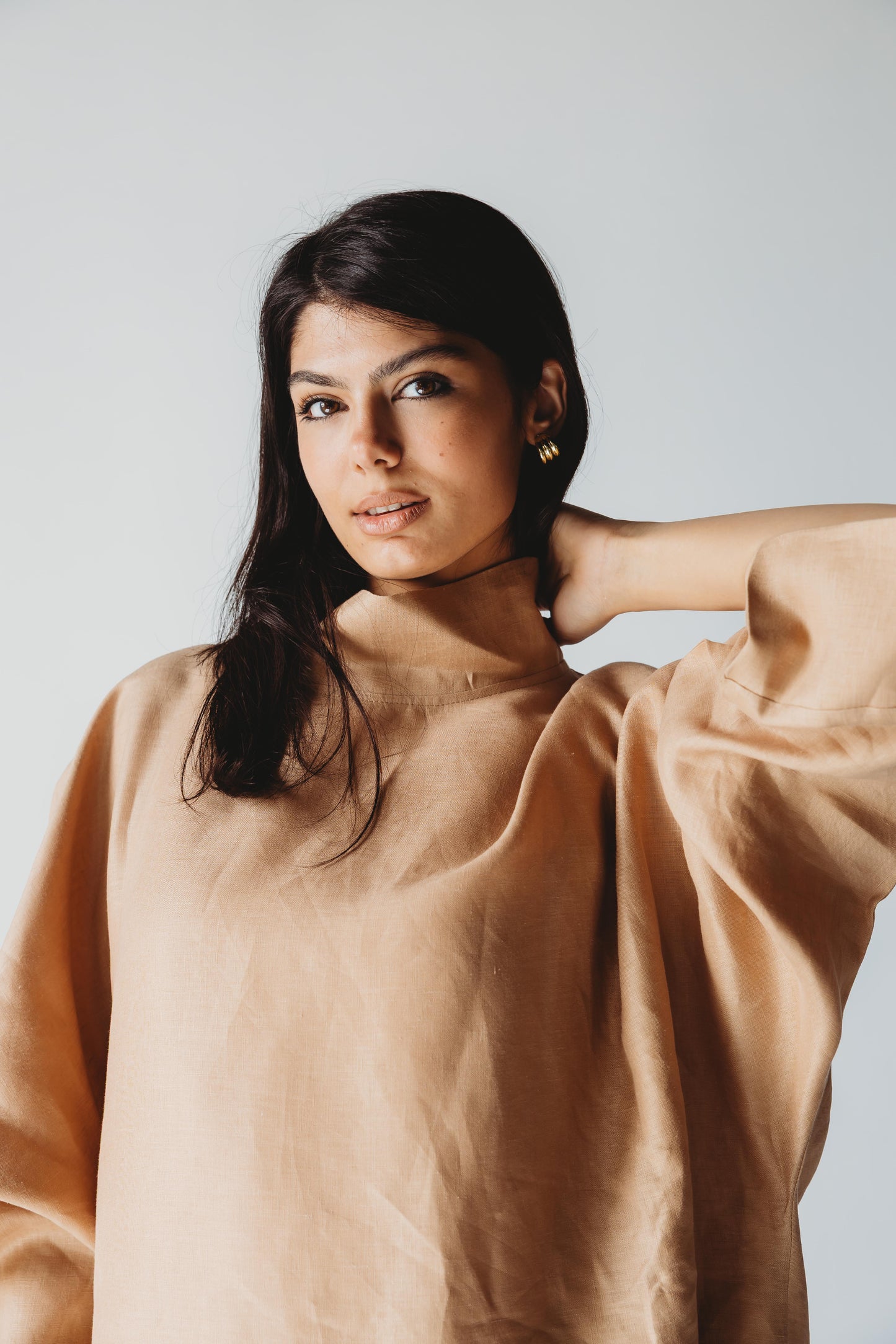 Pure Linen Luxe Drape - Sand