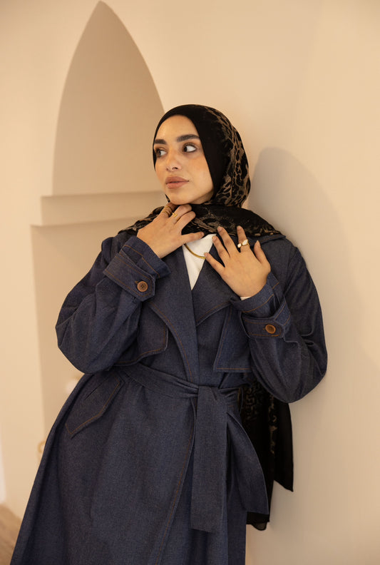 The denim coat